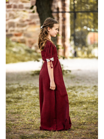 Trollfelsen Mittelalter Gewandung Leonardo Carbone Kinderkleid Prinzessin Denise Rot Natur5 Trollfelsen Mittelalter Gewandung Leonardo Carbone Kinderkleid Prinzessin Denise Rot Natur5